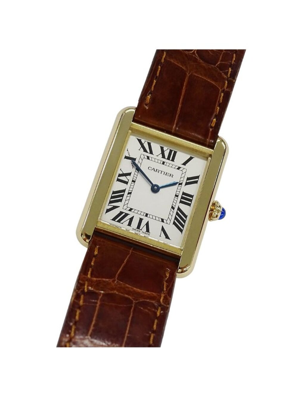 Cartier Watch Tank Solo SM Quartz Leather Square